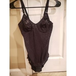 Black lace bodysuit